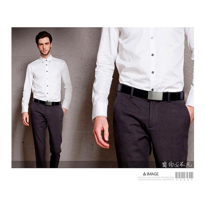 Nam Đơn Giản Dây Thắt Lưng Da Thật Nam Đen Chính Thức Mặc Dây Cho Phù Hợp Với Đám Cưới Thắt Lưng Nam Quần Dây Thắt Lưng Người Tặng