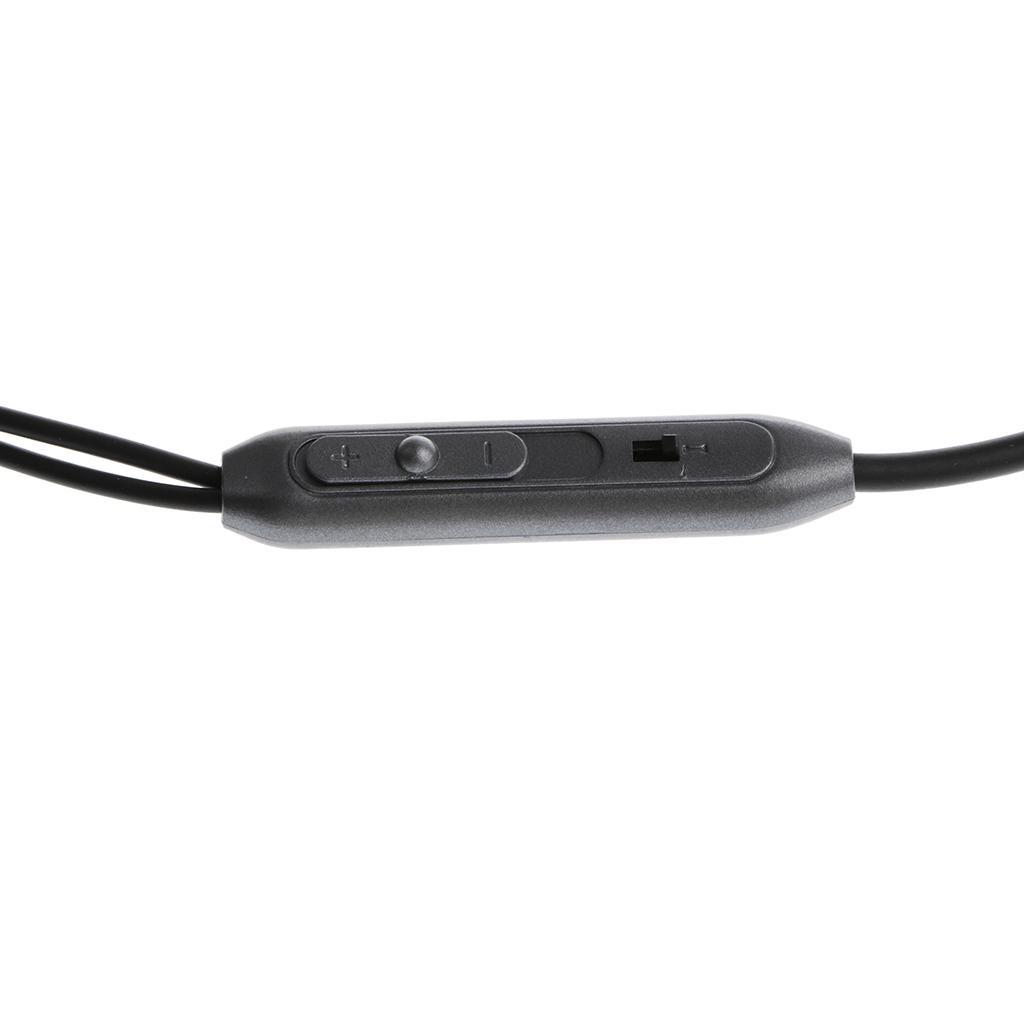 Earphone Magnet Stereo Headset Headphone Universal for iPhone Samsung Black