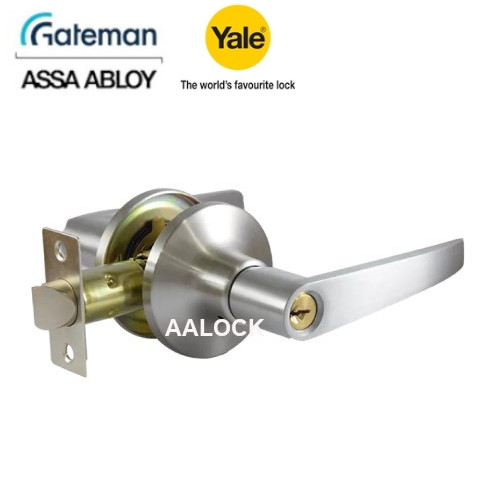 Khóa tròn gạt Gateman GM3800-7T US15 của hãng Yale- khóa tay gạt cao cấp