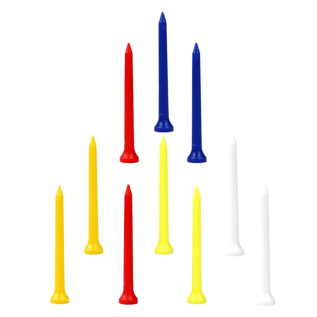Unbreakable Golf Tees 0.47inch Width Golf Nails Mixed Color for Various Golf Clubs Stronger than Wood Tees