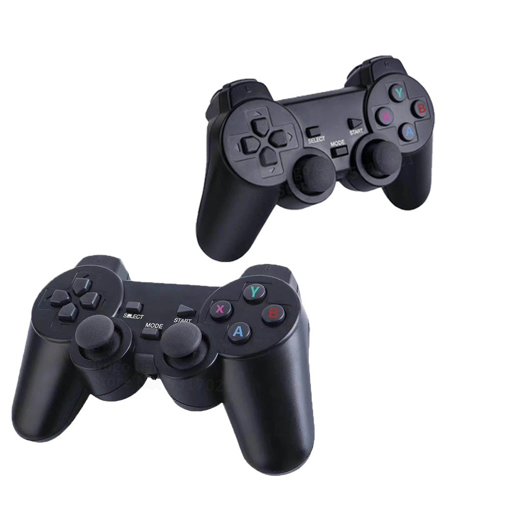 Game stick 4k, Máy chơi game 4 nút Tay cầm không dây kết nối HDMI Thẻ nhớ 32GB hơn 3500 trò