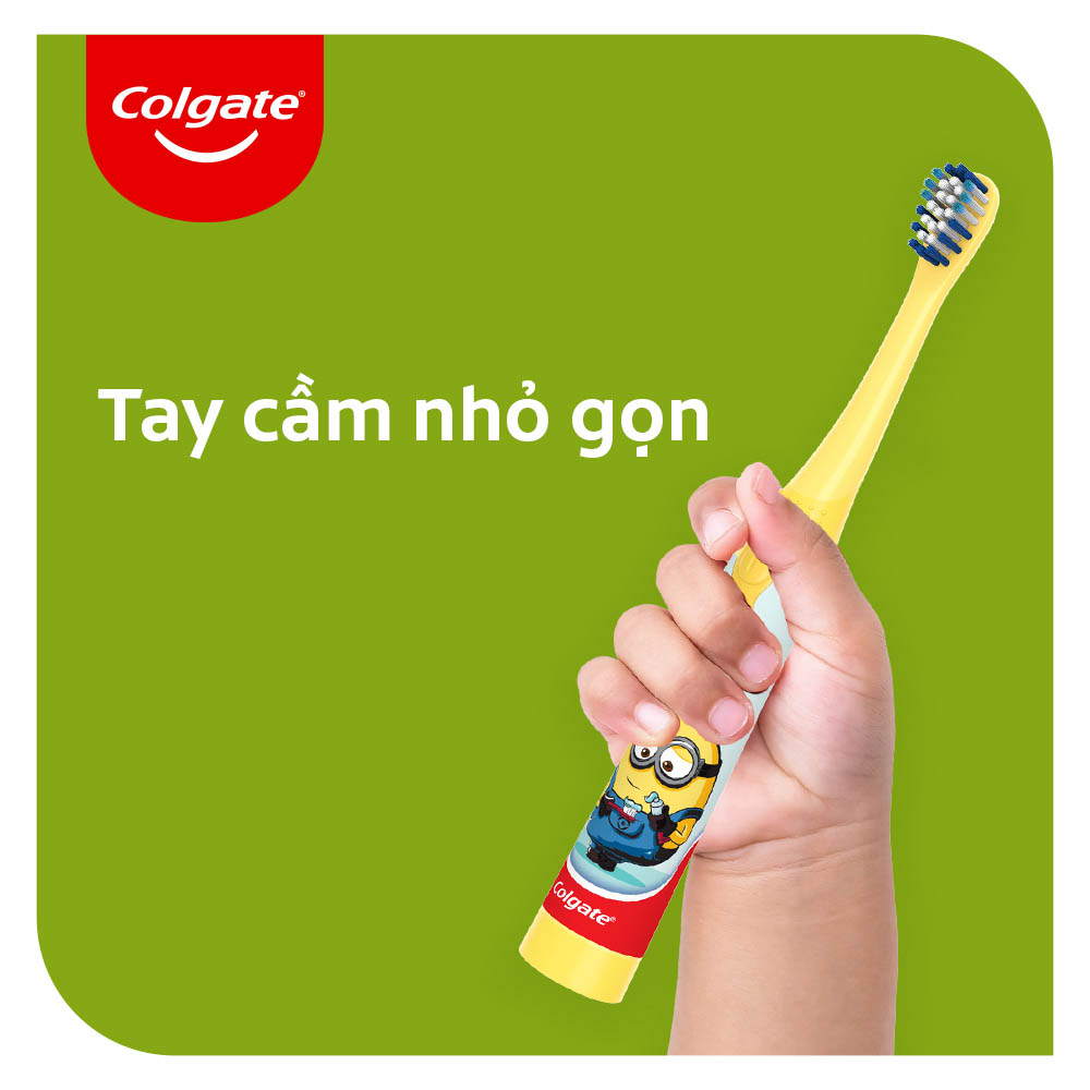 Bàn chải điện Trẻ em Colgate Sonic Minion - Xanh/Vàng - Giao ngẫu nhiên