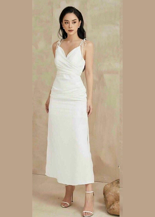 Đầm 2 Dây Form Dài Xẻ Tà Thời Trang