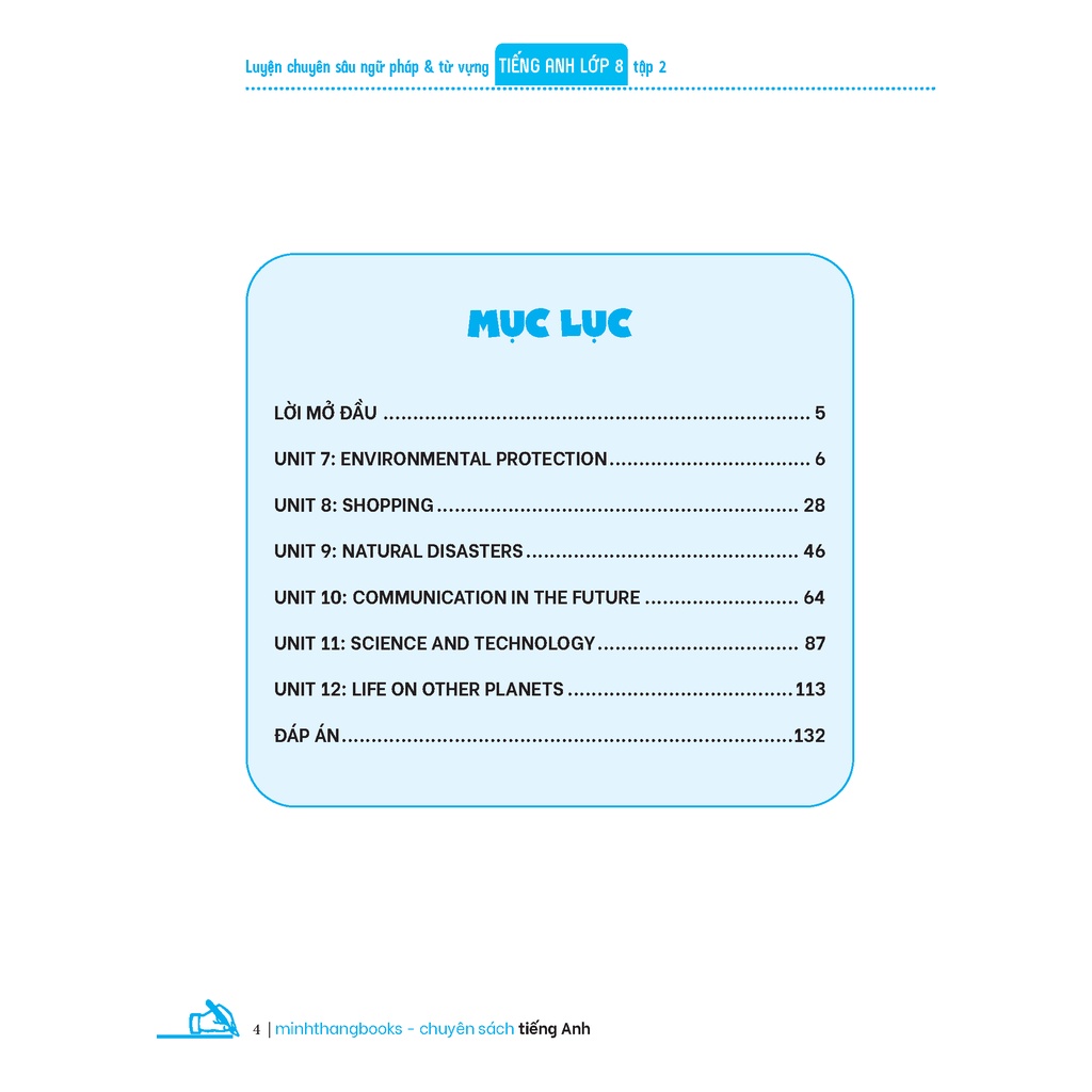 Sách - GLOBAL SUCCESS - Luyện chuyên sâu ngữ pháp và từ vựng tiếng anh lớp 8 tập 2 - MT
