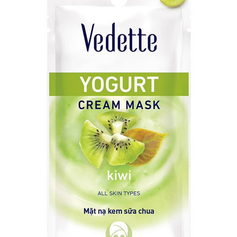 Mặt nạ sữa chua kiwi Vedette Yogurt Mask  Kiwi 10ml