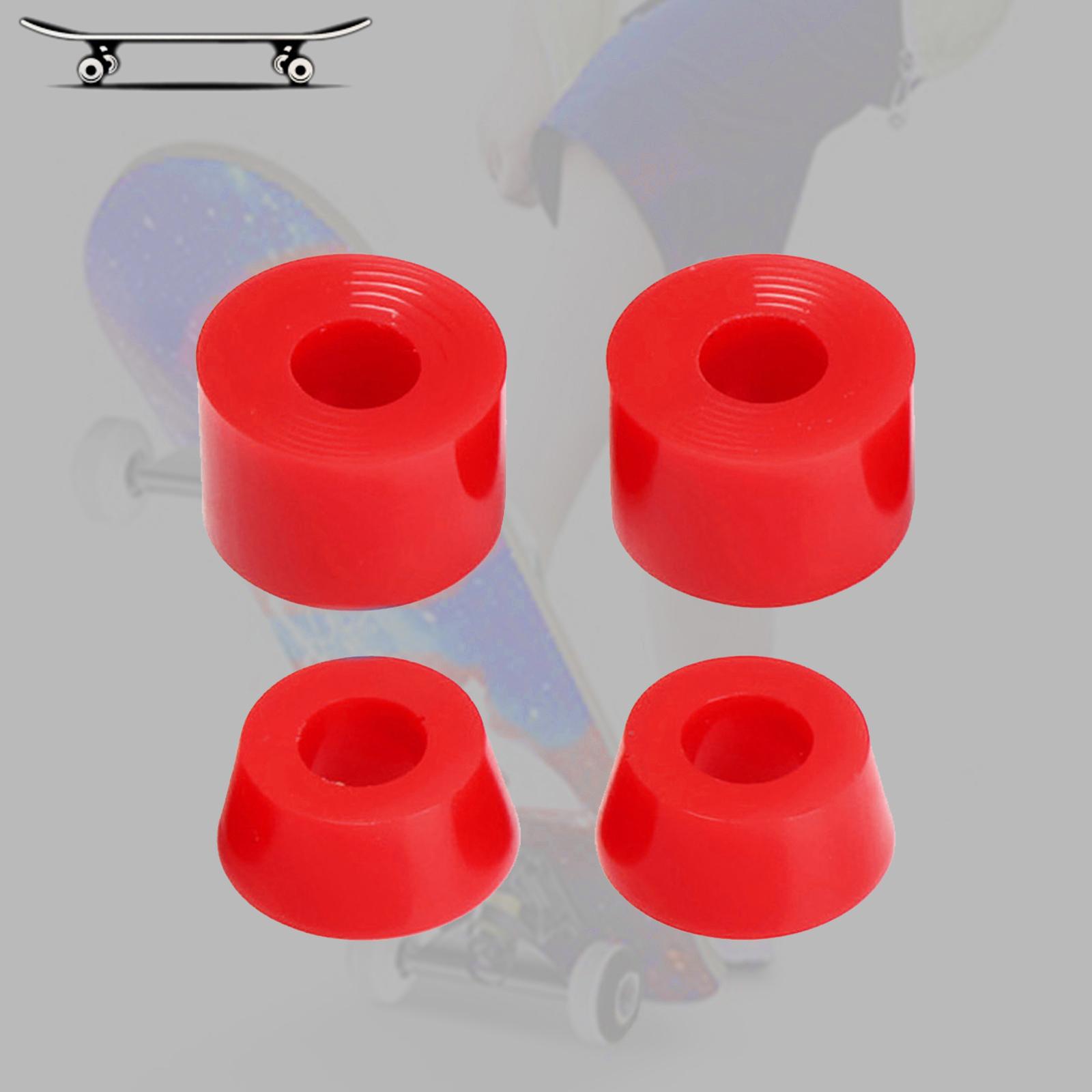 4x 92A Skateboard Truck Bushing Longboard Replacement Bushings Blue