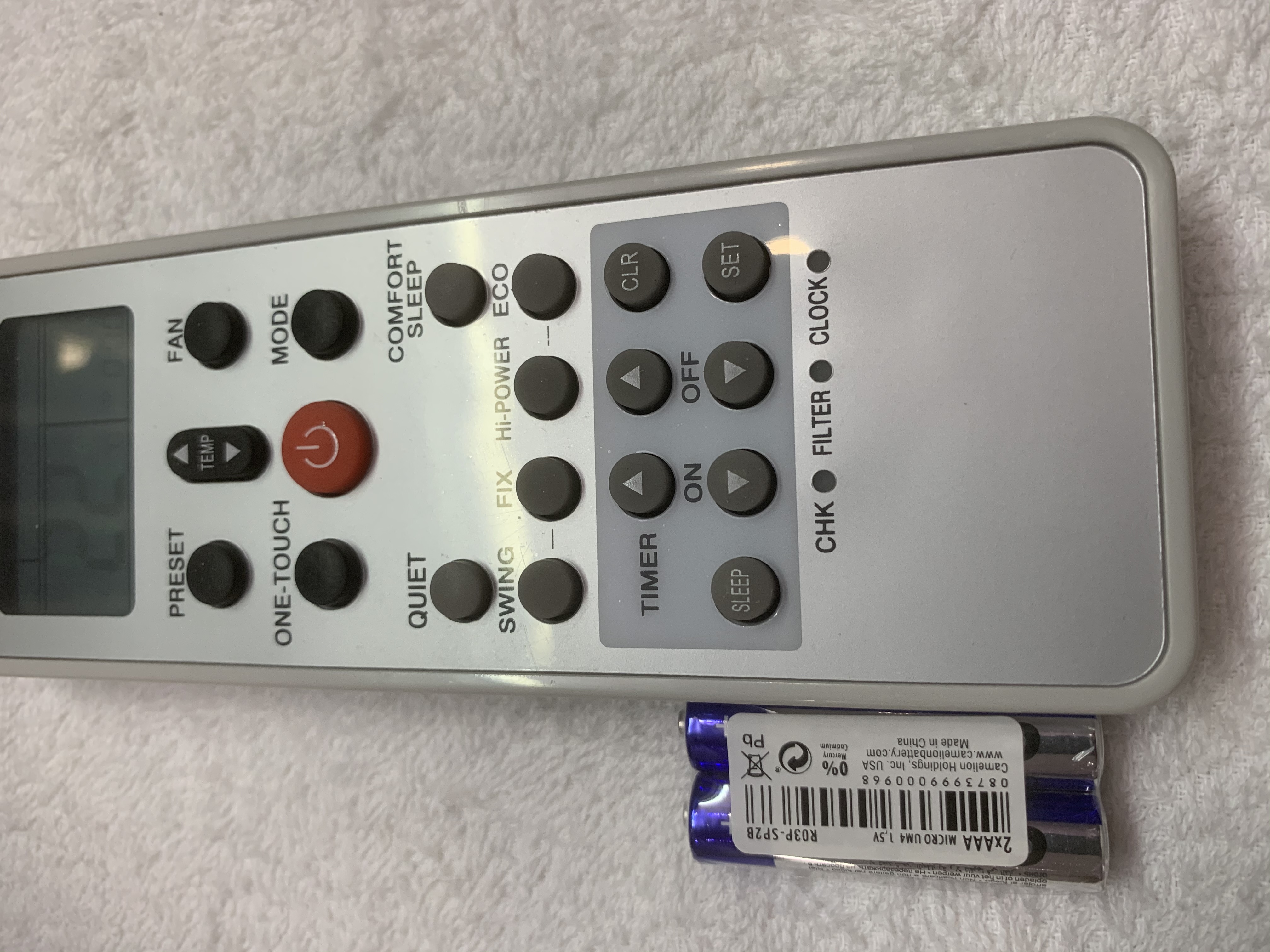 REMOTE ĐIỀU KHIỂN DÀNH CHO MÁY LẠNH ĐIỀU HOÀ TOSHIBA (xám)