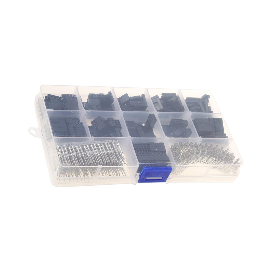 620 Pcs 40 Pin 2.54mm Pitch Single Row Pin Headers Dupont Connector
