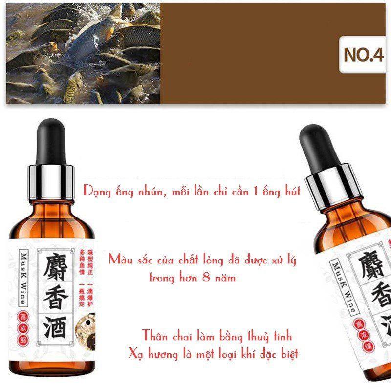 Rượu xạ hương Chép Vương nồng độ cao Hương liệu mồi câu cá cao cấp Đồ Câu Việt Bắc