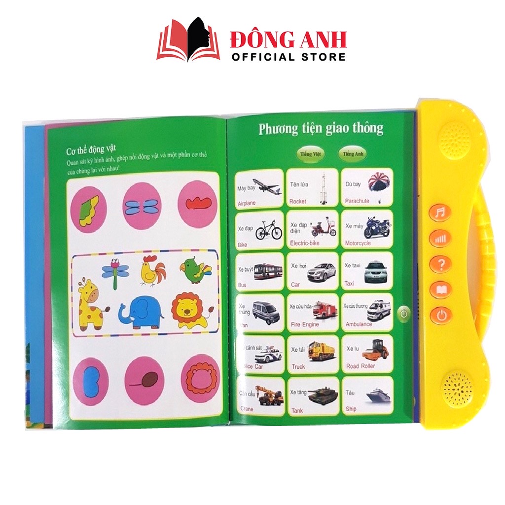 Sách điện tử - Song Ngữ Anh-Việt Thanh Nga cho bé từ 3 tuổi trở lên