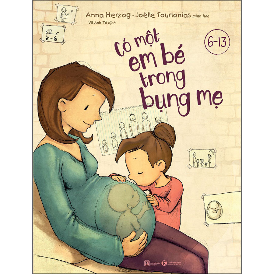 Combo 2 Cuốn sách: Có Một Em Bé Trong Bụng Mẹ + Hành Trình Nuôi Con: Mang Thai