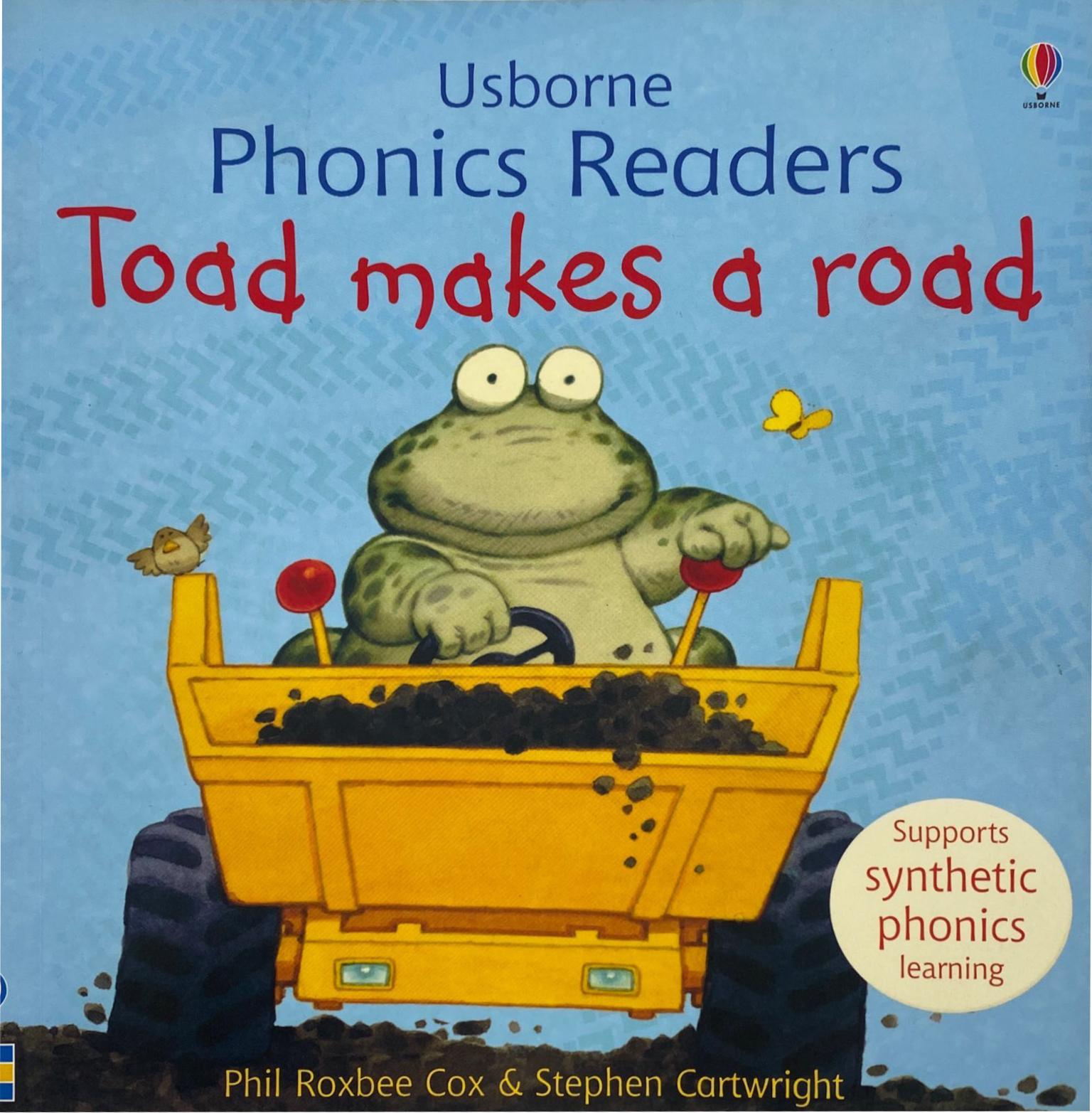 Usborne Toad makes a road