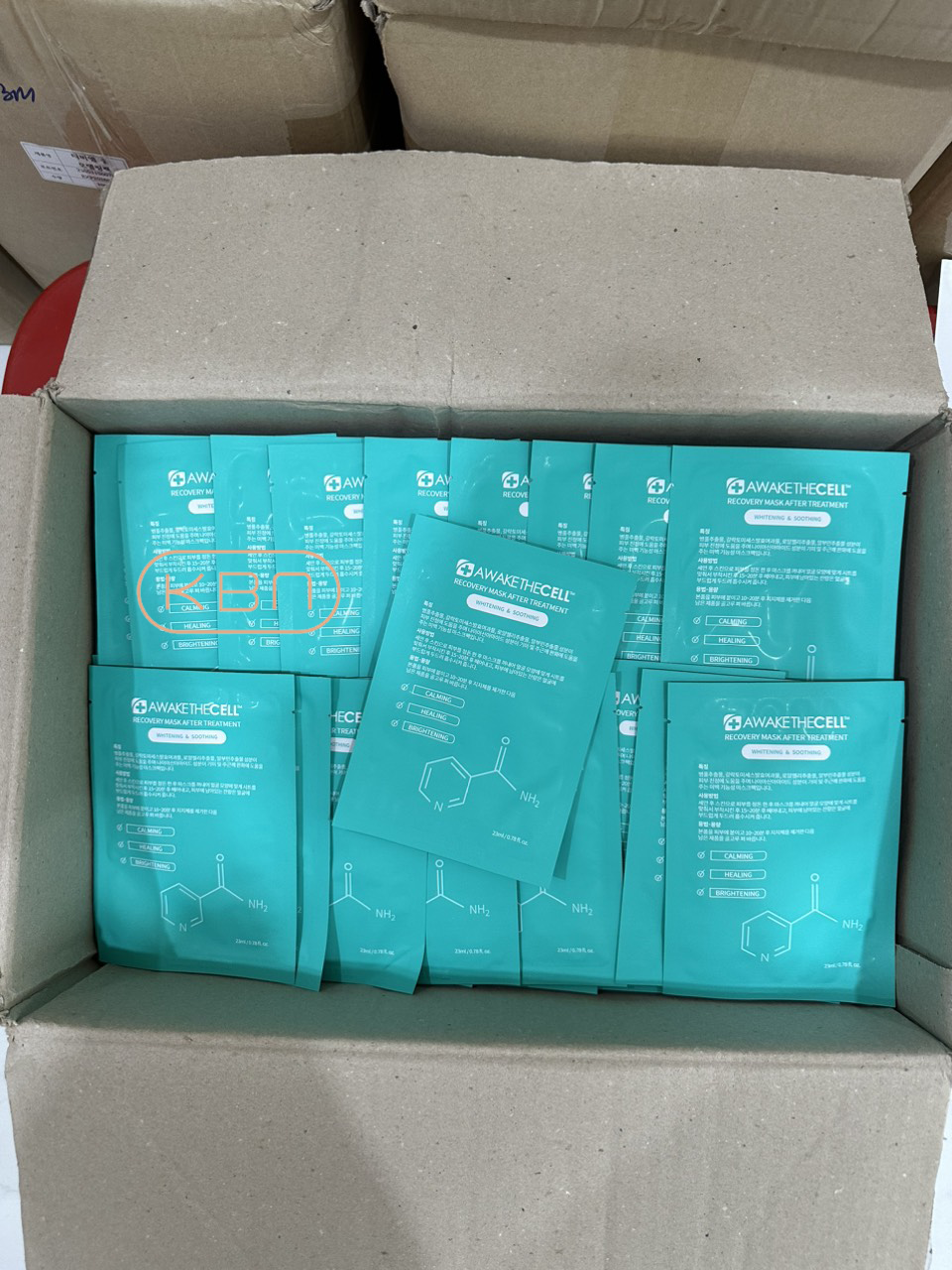 Mặt Nạ Cấp Ẩm, Làm Dịu Da, Dưỡng Trắng Da SOOTHING RECOVERY Awakethe Cell Hàn Quốc - Mặt nạ Phục Hồi (Hàng Chính Hãng)