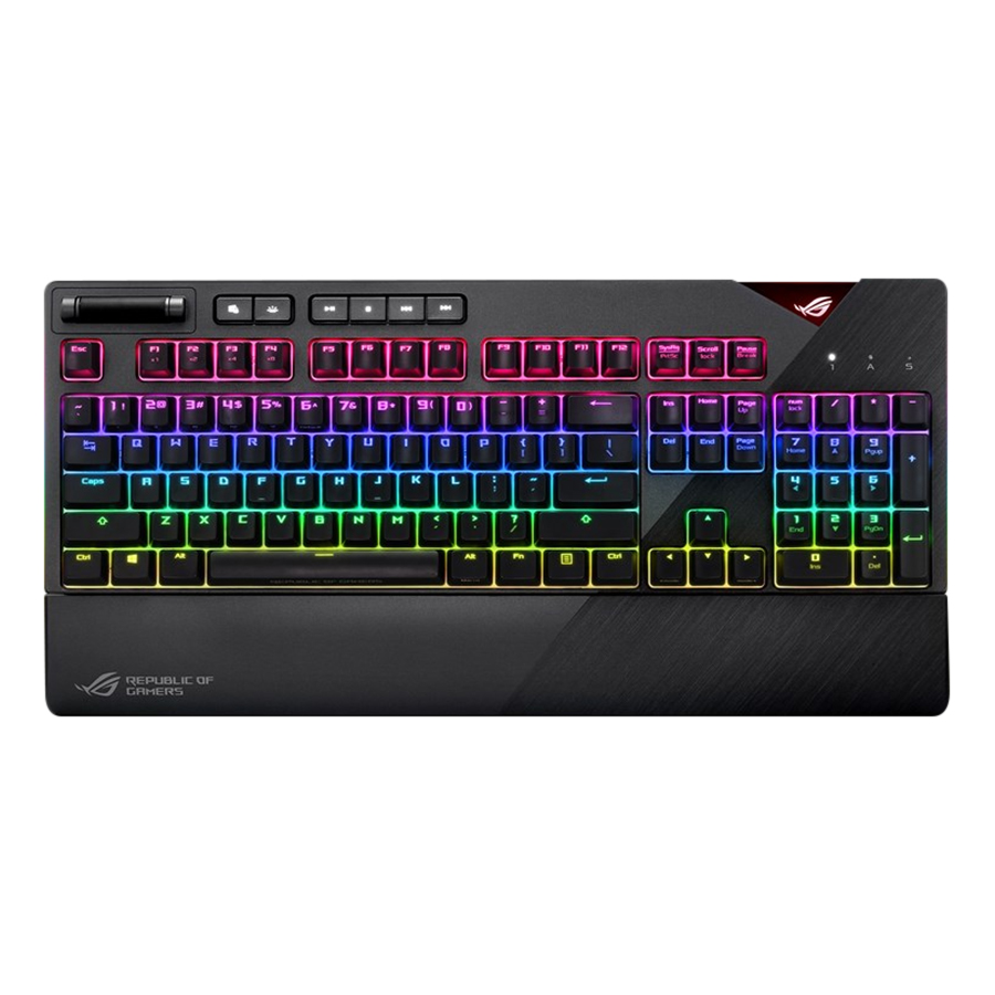 Bàn Phím Chơi Game Rog Asus Strix Flare RGB Aura Sync USB - Hàng Chính Hãng