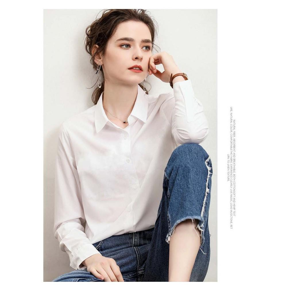 Áo sơ mi nữ trắng