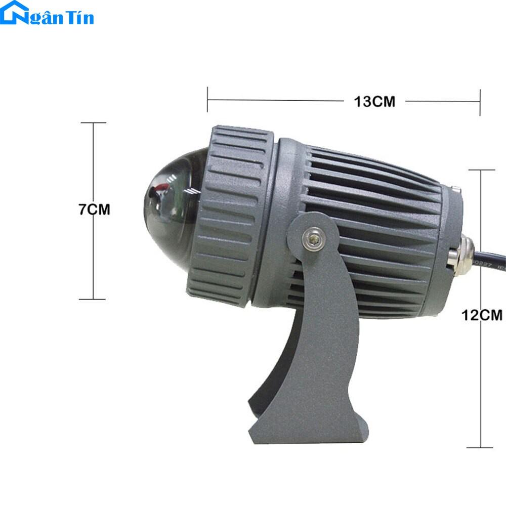 Đèn pha Led trang trí chiếu rọi cột ngoài trời Led 10W DCT611C Ngân Tín