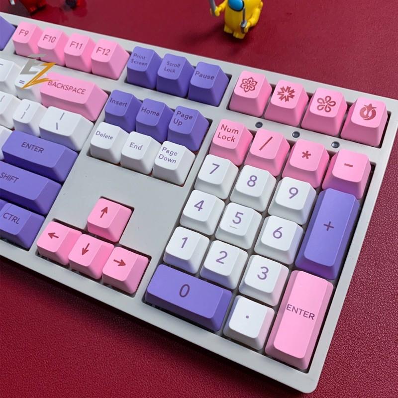 Set Keycap Hana Thick pbt Oem 108 nút cho bàn phím cơ