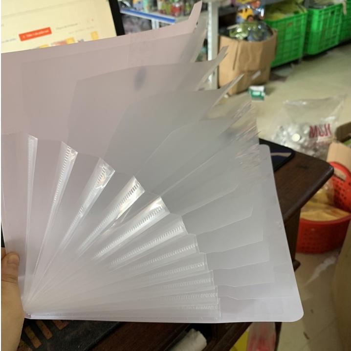 Túi Đựng Tài Liệu Chống Nước Cỡ A4 Kèm Miếng Dán Màu