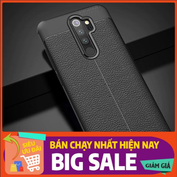 Ốp lưng Xiaomi Redmi Note 8 Pro Silicon giả da Auto Focus