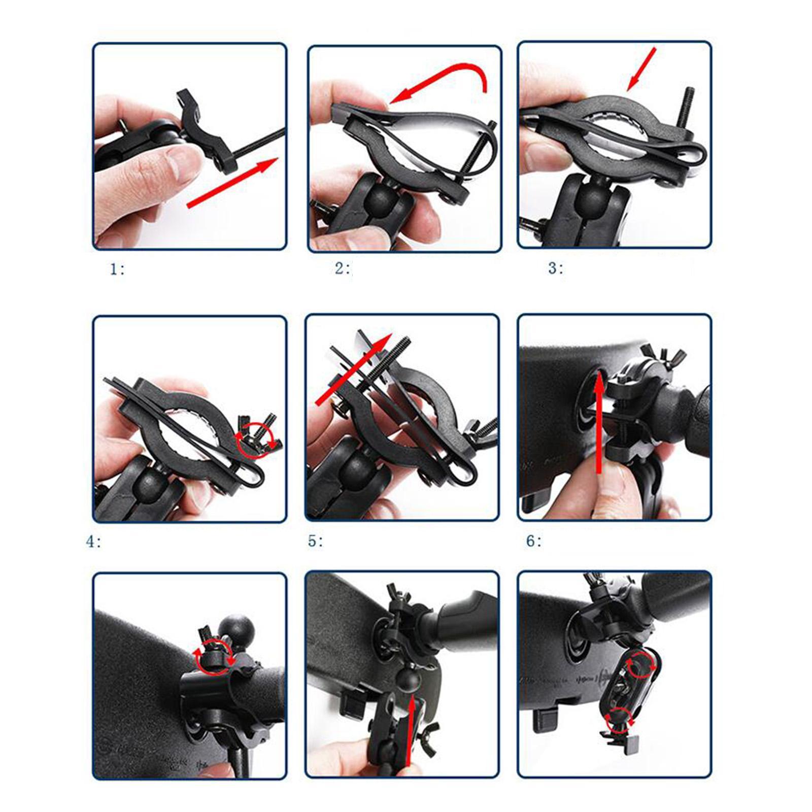 Cam Mount Holder Swivel car Accessories Adjustable Universal Bracket Multifunctional Stable Driving Bracket