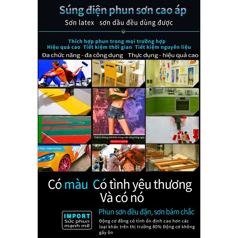 Máy phun sơn điện cao áp đa năng (Sơn dầu , sơn nước , sơn PU)