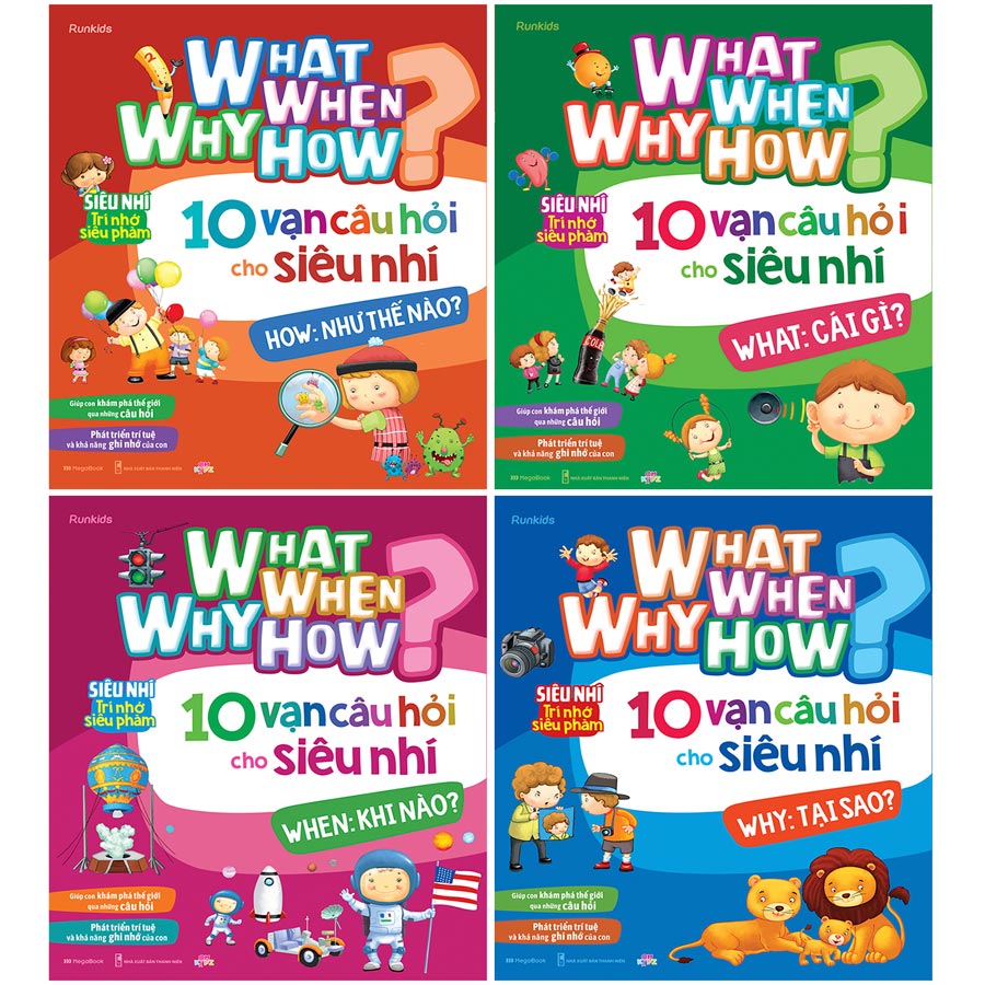 Combo What Why When How? 10 Vạn Câu Hỏi Cho Siêu Nhí