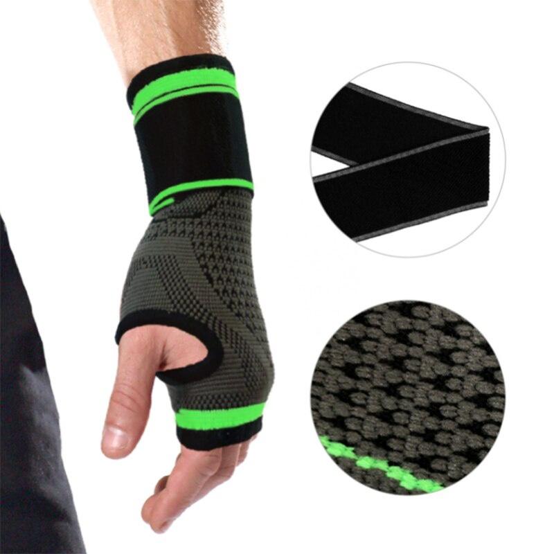 2Pcs Sports Wristbands Weight Lifting Gloves Nylon Wrist Band Gym Workout Unisex Wrist Support Fitness Bodybuilding Wrist Wraps