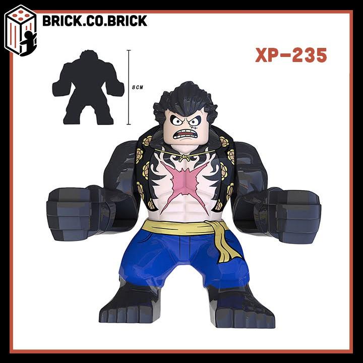 Mô Hình Đồ Chơi Lắp Ráp Non minifig Anime Đảo Hải Tặc Luffy Ace Nico Robin Zoro Brook Sapo XP235 XP236