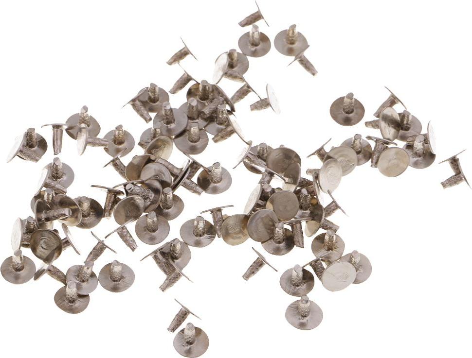 100 Bộ Vỏ Nhựa Đinh Tán Đinh Nút Cho DIY Giày Túi Quần Áo Trang Trí