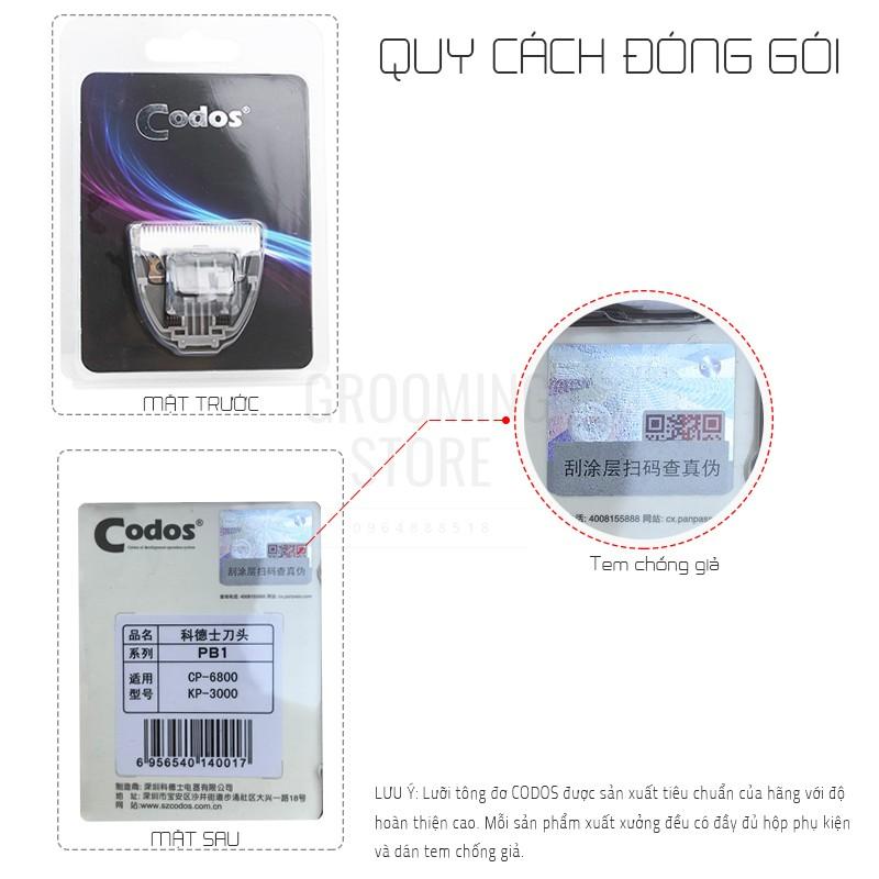 Lưỡi tông đơ Codos CP 6800/ Codos KP 3000