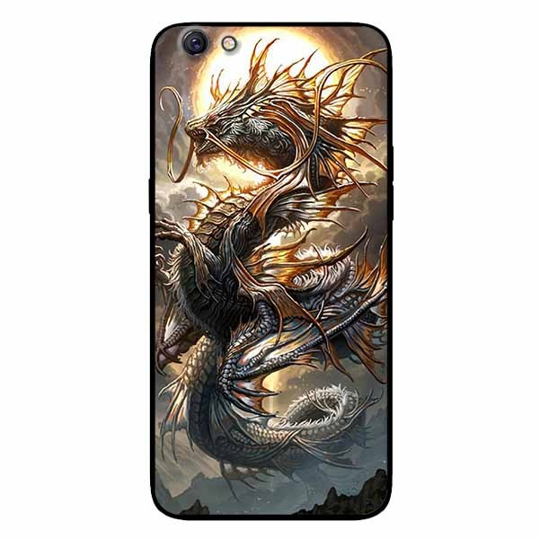 Ốp lưng in cho Oppo F3 Rồng Trăng