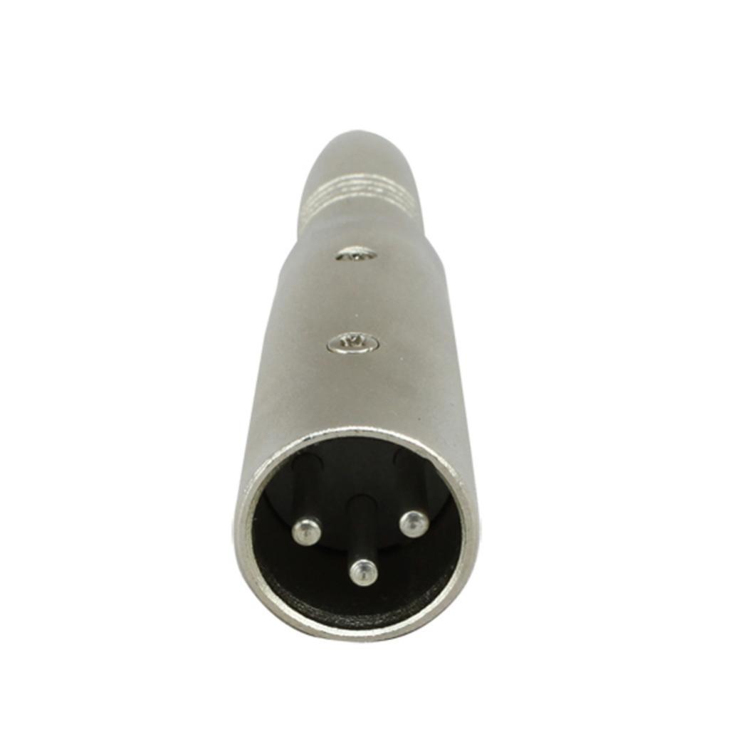 3-Pin XLR To 1/4 6.35mm Stereo Fe Mic Adapter