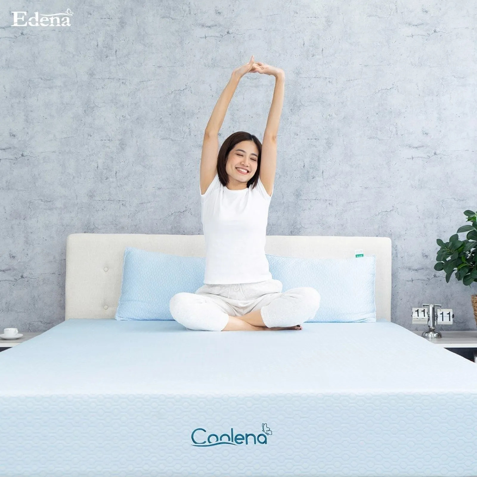 Nệm foam Edena Coolena êm ái