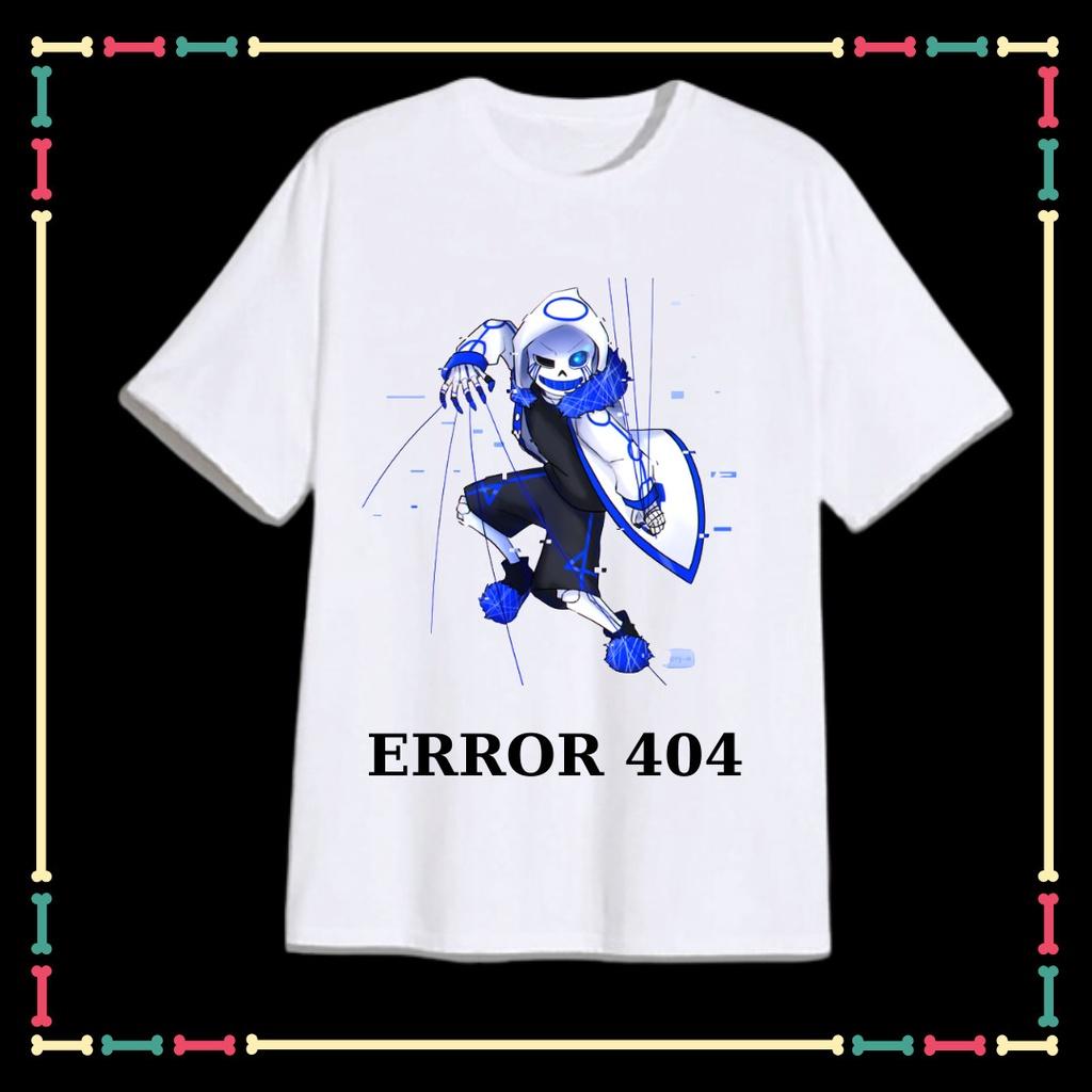 Áo thun Error 404 Sans Undertale xịn xò đủ màu đủ size cho bé trai bé gái