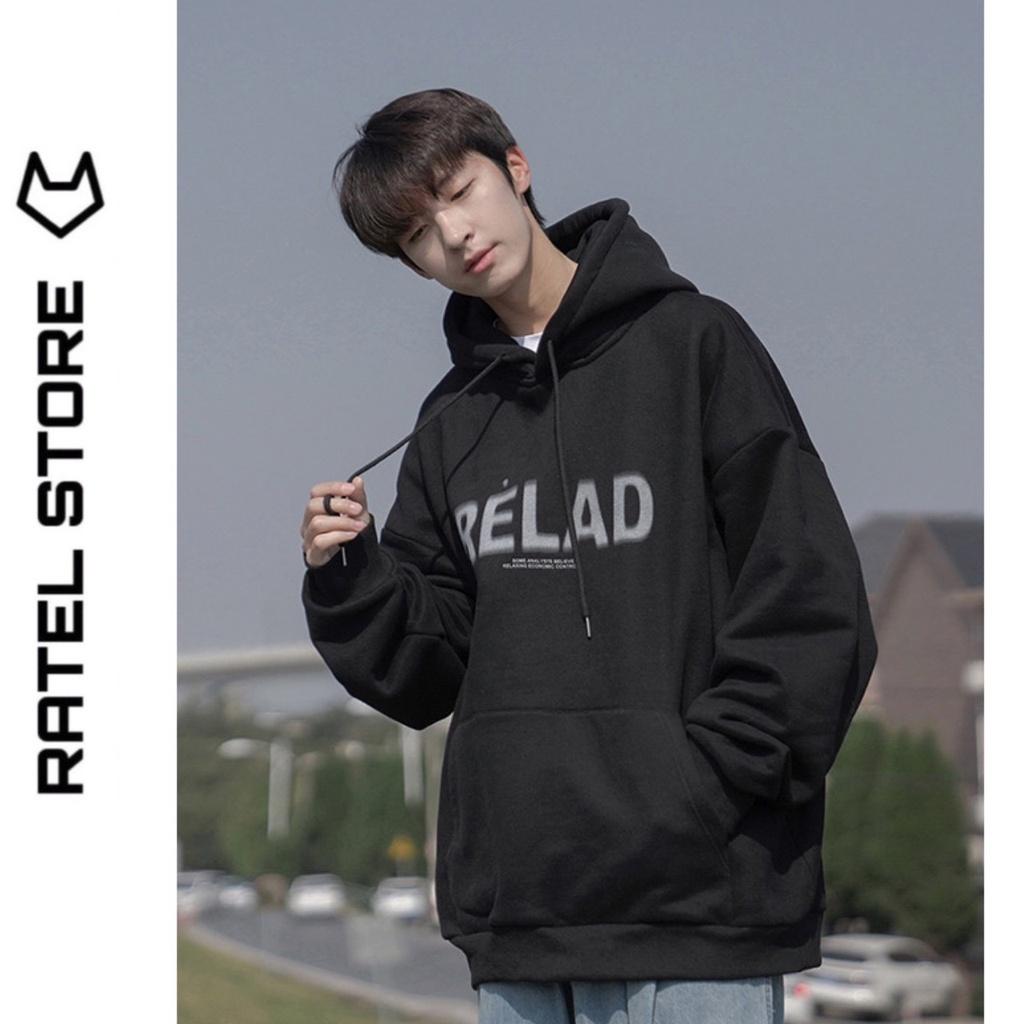 Áo Hoodie Nỉ Bông Nam Nữ RELAD Ulzzang Unisex Form Rộng