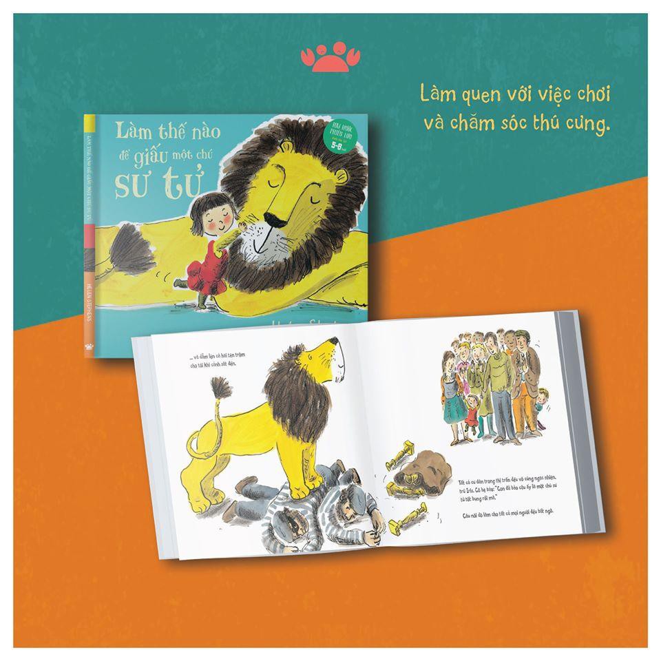 Sách - Combo 3 Làm thế nào để giấu một chú sư tử - dành cho bé 5-8 tuổi - Crabit Kidbooks