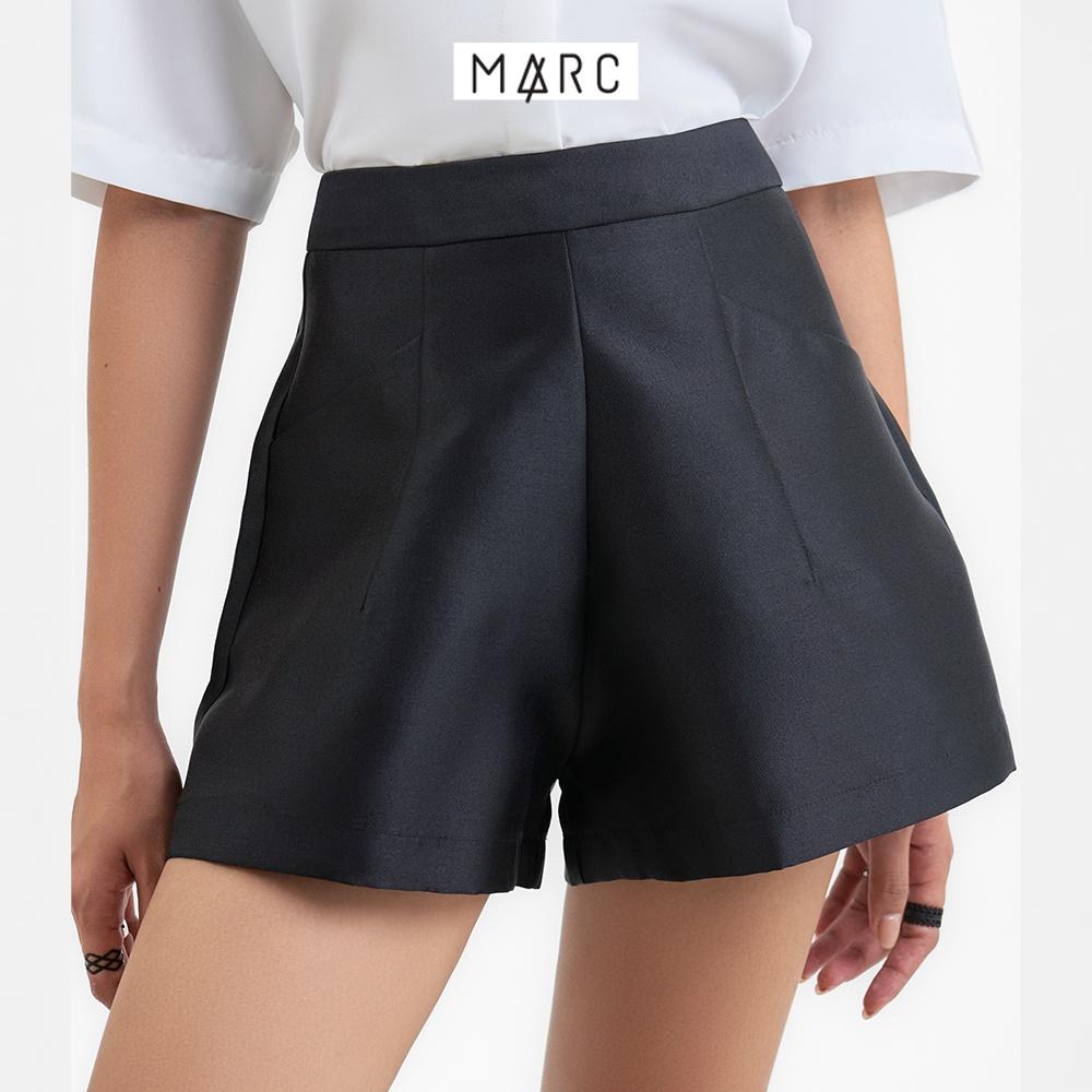 Quần short nữ MARC FASHION lưng cao form A túi xéo liền ben CBLT111622