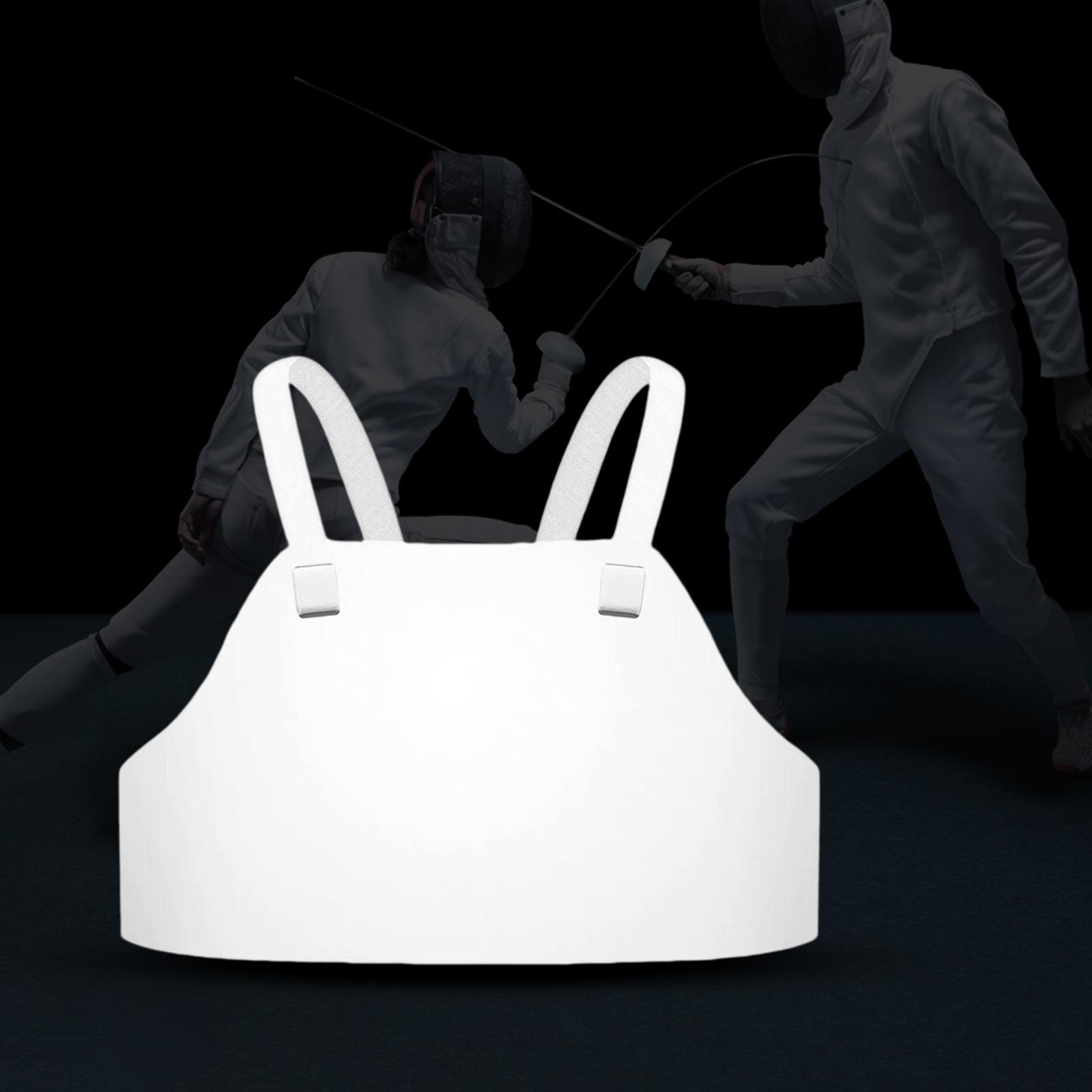 Breast Protector Karate Adjustable Strap Fencing Sports Guard for Heavy Punching