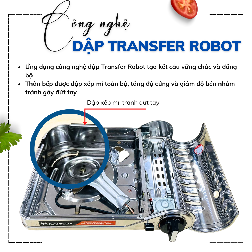 Bếp Gas Mini Cao Cấp Ngắt Gas An Toàn 2S │Giải Pháp Chống Nổ Lon Gas│Công Suất 2.6 Kw (2.200 kcal/giờ)│Hàng Chính Hãng