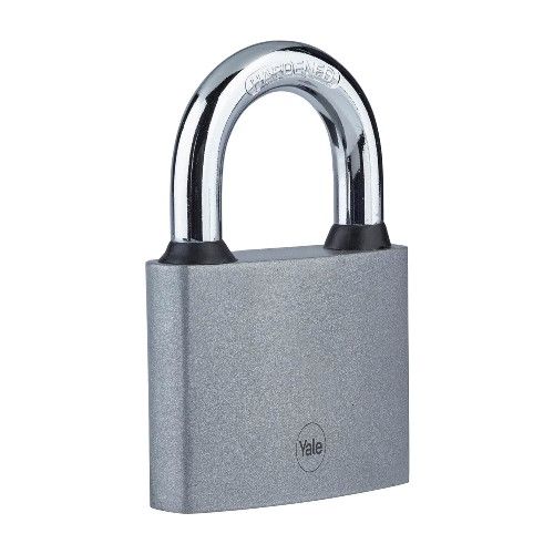 Ổ khoá chống cắt, chống trộm Yale Y111S/60/132/1 màu bạc, size 60. Loại ổ khóa bấm rất tốt cho cửa nhà