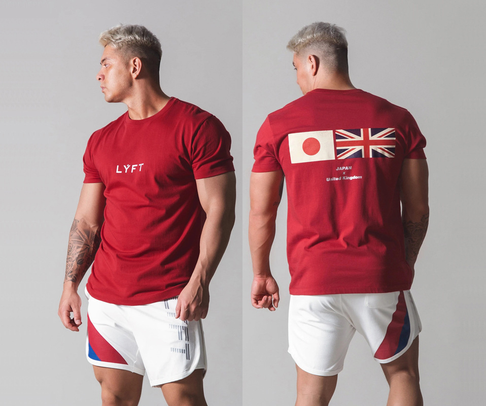 Áo Cộc tay nam tập gym from rộng Japan LÝFT/Hàng nhập khẩu chất lượng siêu bền đẹp