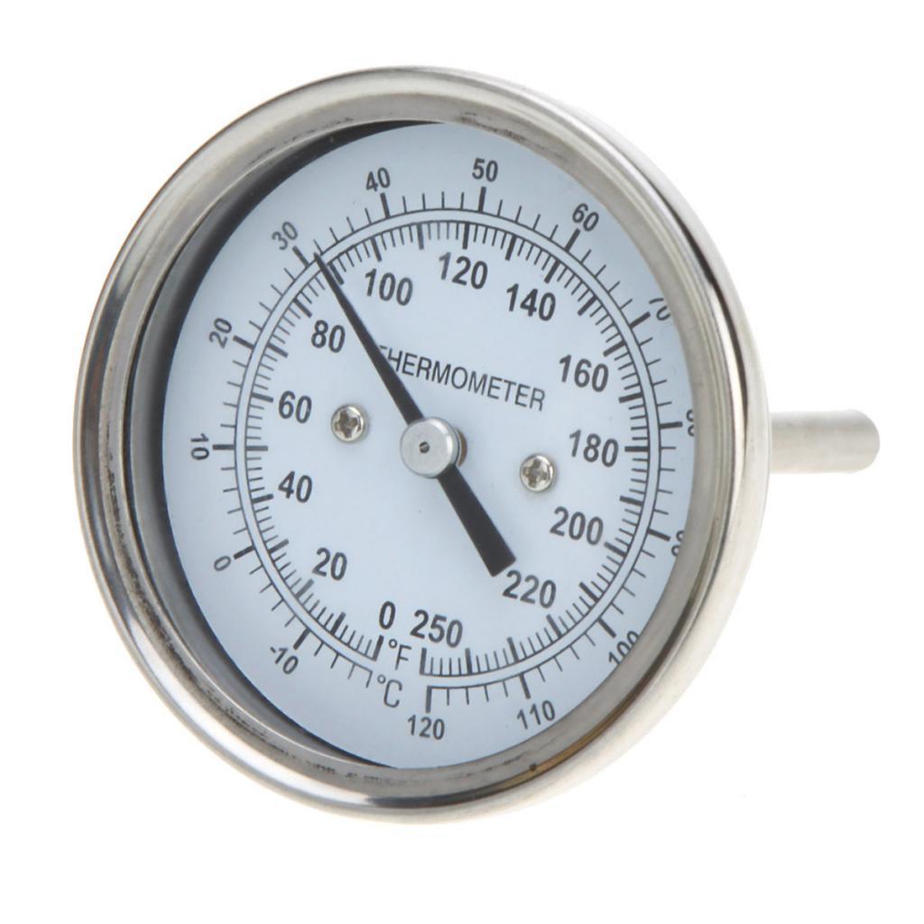 Stainless Steel Temperature Oven Thermometer Gauge Home Kitchen Food Meat