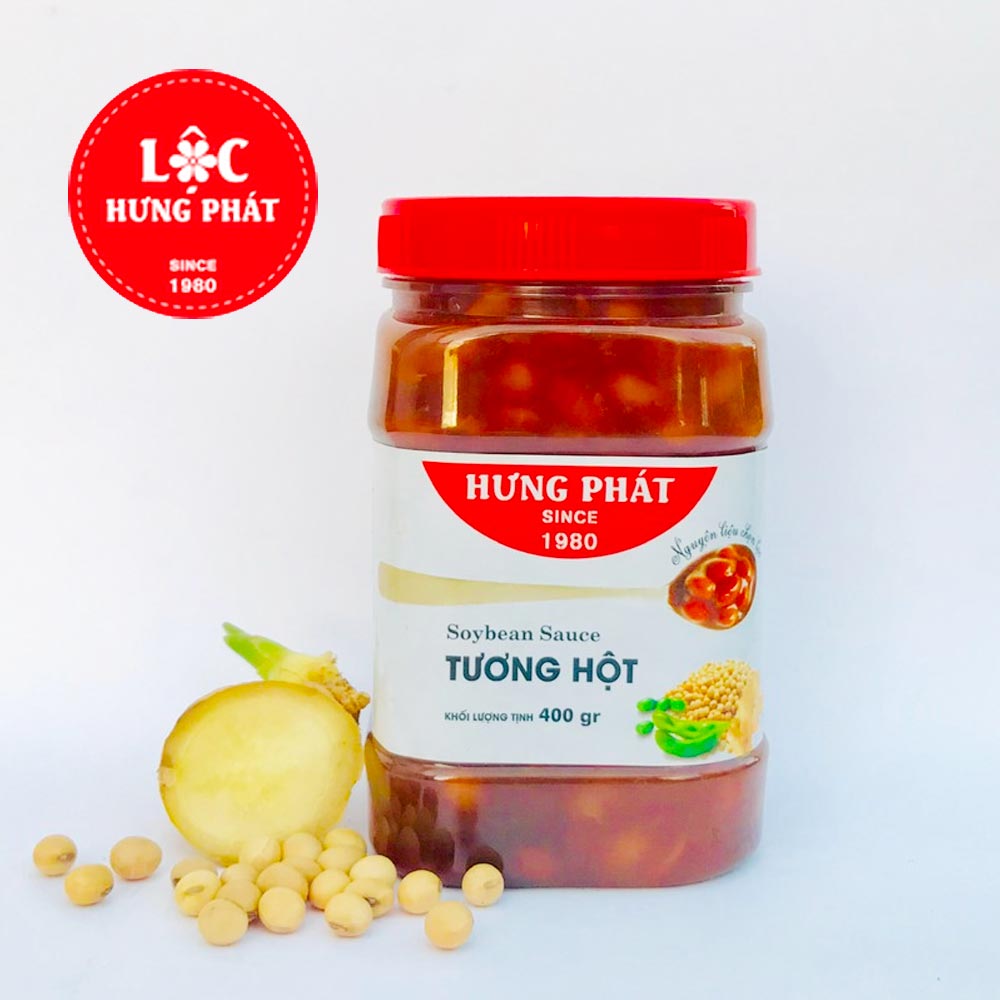 Tương hột đậu nành cao cấp Hưng Phát hũ 400g hương vị đậm đà và thơm ngon