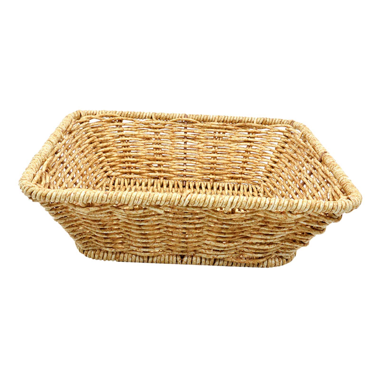 Woven Basket Bowl Food Vegetables Serving Basket for Bedroom Bathroom Party