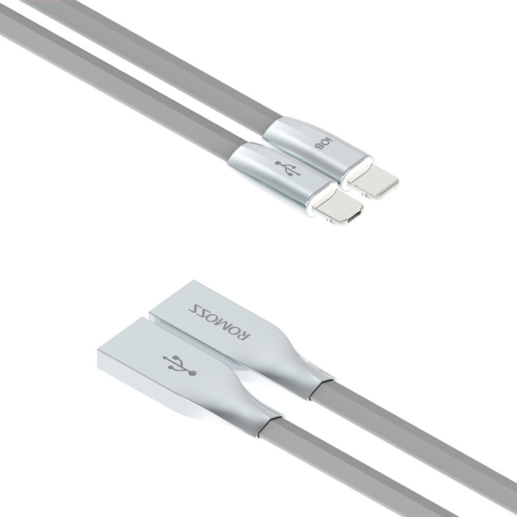 Cáp data chân Lightning Micro-usb Romoss CB22C-Hàng chính hãng