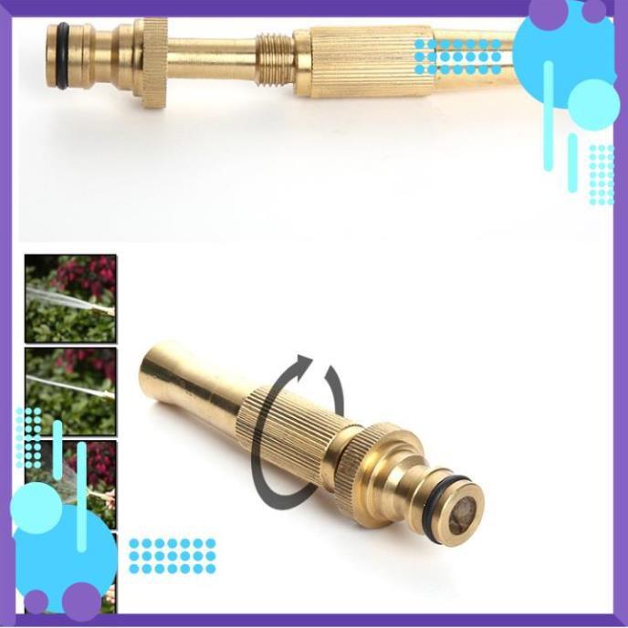 Vòi Xịt Nước️ Bộ dây vòi xịt nước rửa xe, tưới cây , tăng áp 3 lần, loại 20m 206587 đầu đồng, cút đồng