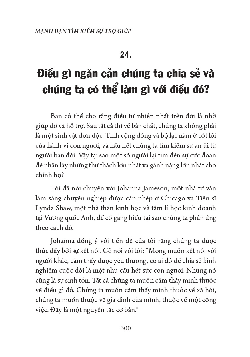 Sách: Mạnh Dạn Tìm Kiếm Sự Trợ Giúp