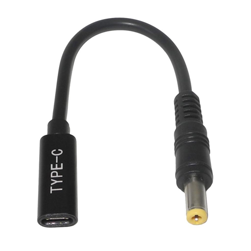 5525  To Type-C Straight With PD Laptop Adapter Power Charger Connector
