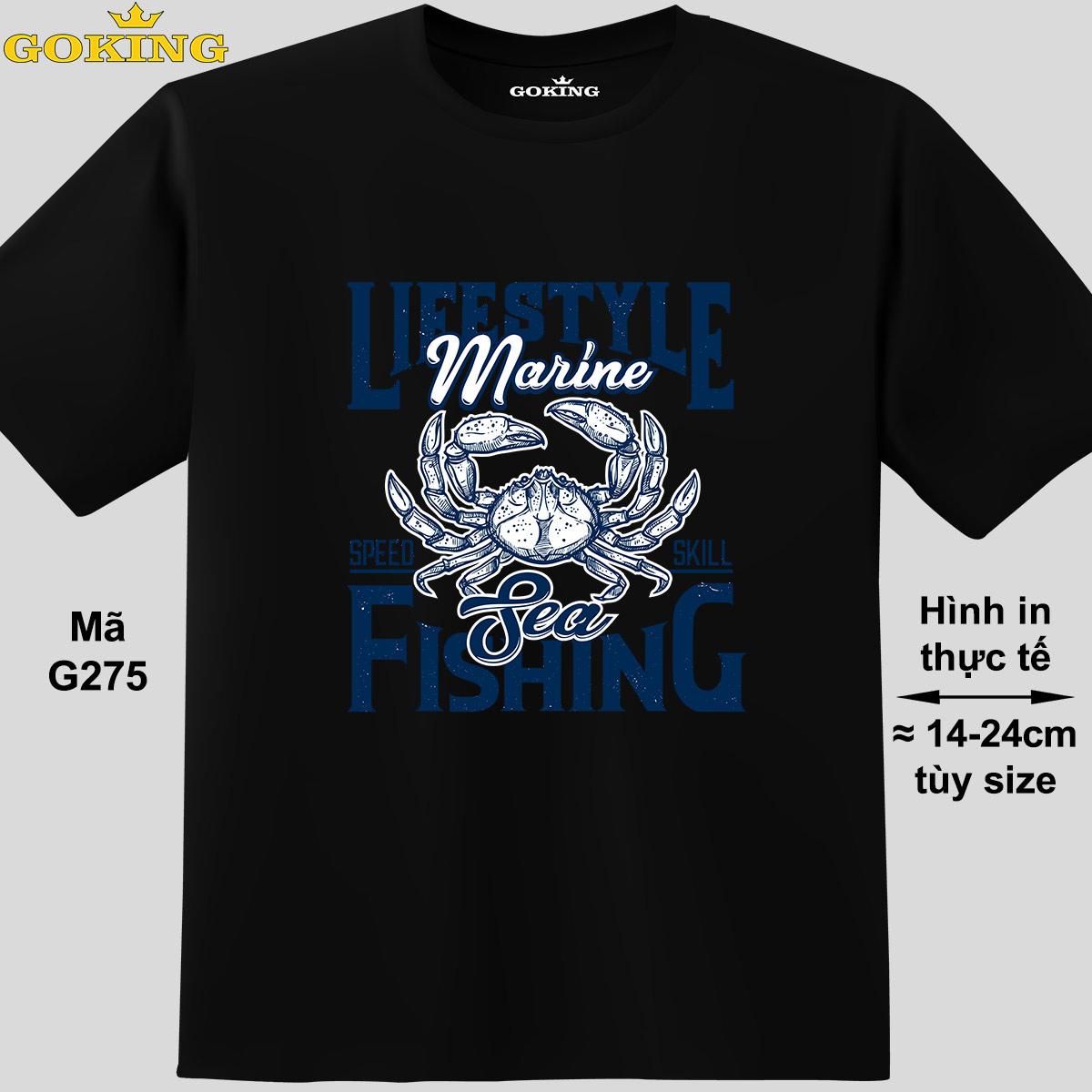 Sea Fishing, mã G275. Áo thun siêu đẹp cho cả gia đình. Form unisex cho nam nữ, trẻ em, bé trai gái. Quà tặng ý nghĩa