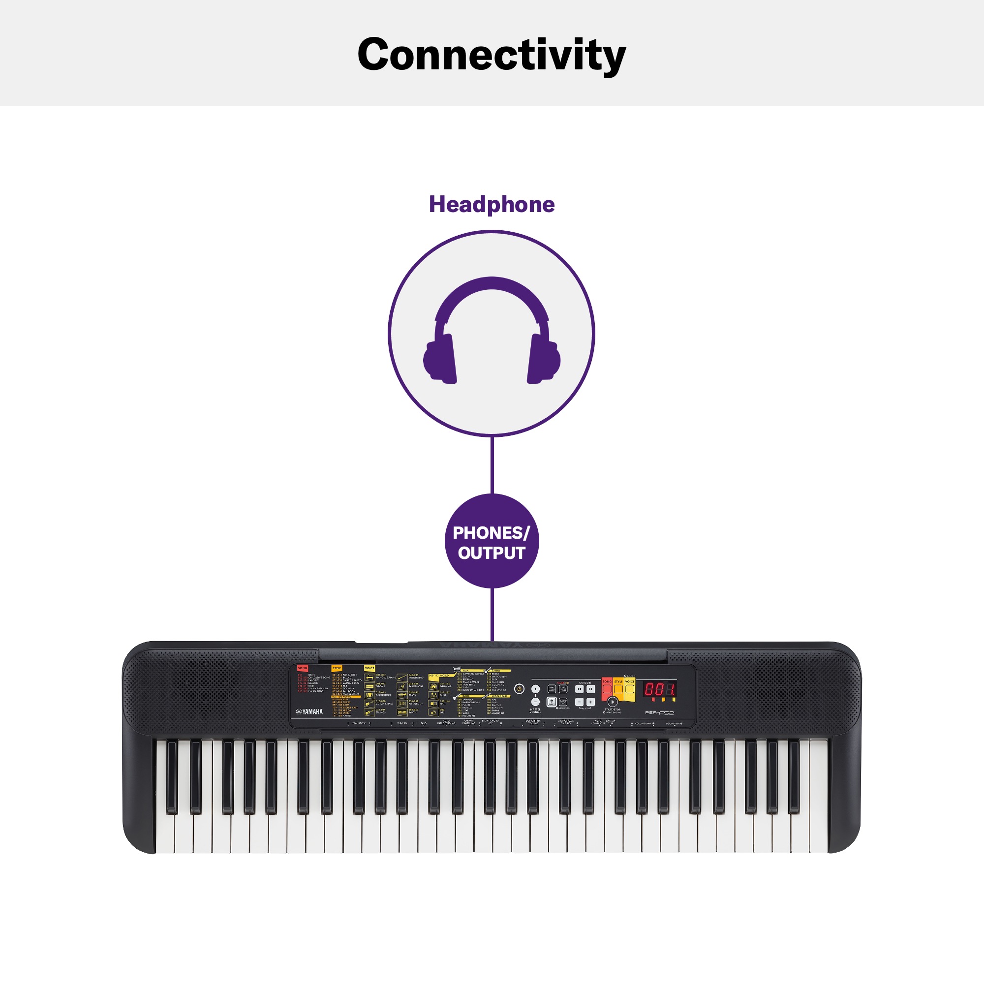 Đàn Organ Điện Tử Yamaha PSR-F52